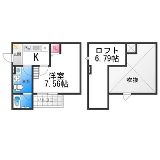 レイニアス【2階】の間取り