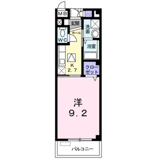 フォレスト フィールド【103号室】の間取り