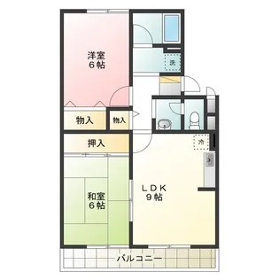 グランディールしののめ【2階】の間取り