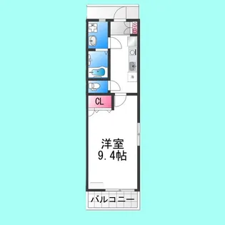 メゾン長曽根A棟【105号室】の間取り