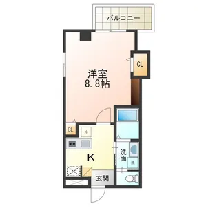 エヌエムスワサントセットウエスト【2階】の間取り