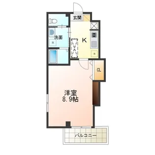 エヌエムスワサントセットウエスト【3階】の間取り