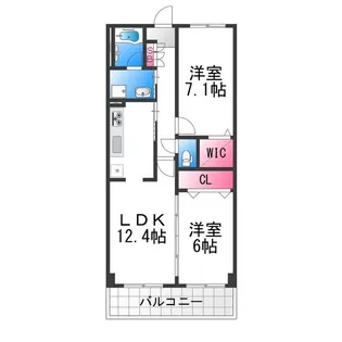 メゾン集【204号室】の間取り