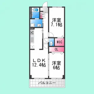 メゾン集【203号室】の間取り