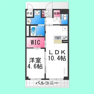 サンフォレスト成和Ⅱ【205号室】の間取り