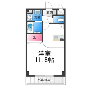 1Rの間取り画像