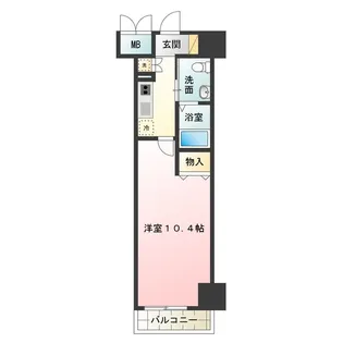 フェニックスレジデンス堺東【4階】の間取り