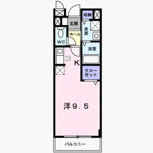 浜寺ヴィラ【2階】の間取り