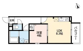 VERY戎之町【2階】の間取り