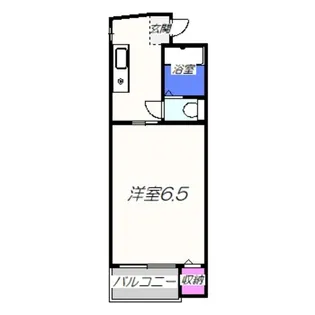 ミドゥスジ堺Ⅰ【101号室】の間取り