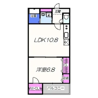 フジパレス諏訪ノ森Ⅵ番館【101号室】の間取り