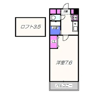 ヴィーブル三国ヶ丘【6階】の間取り