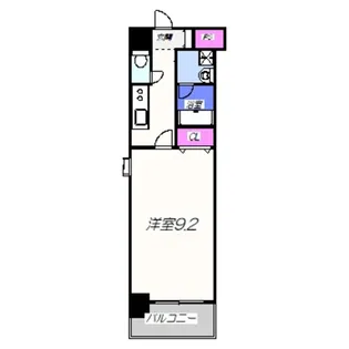 TKアンバーコート津久野【8階】の間取り