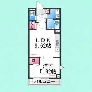 アスティ【3階】の間取り