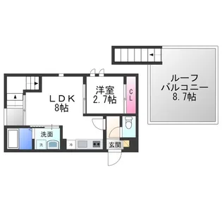 GRANDTIC 雅・堺東【2階】の間取り