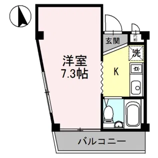 ハイツファミール【3階】の間取り