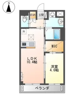 カルム蔵前【1階】の間取り