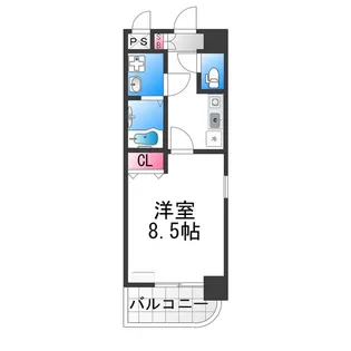 シャルム堺【507号室】の間取り