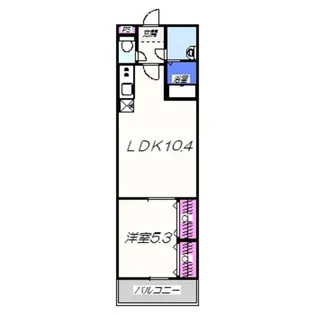 フジパレス堺北花田【1階】の間取り
