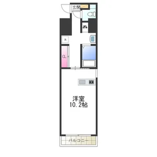 GROOVE堺東アネックス【4階】の間取り