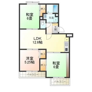 アーバンヒル【202号室】の間取り