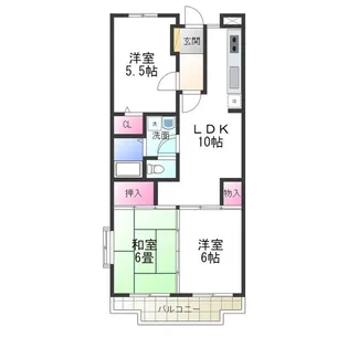 メゾン・M・香ヶ丘【2階】の間取り