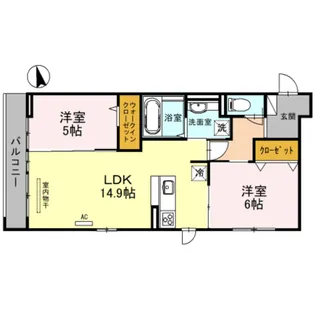 Gran Residence SAKAI−KITA【2階】の間取り