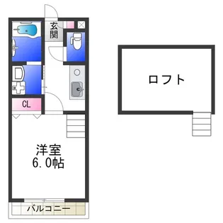 バンヴィラージュ【2階】の間取り
