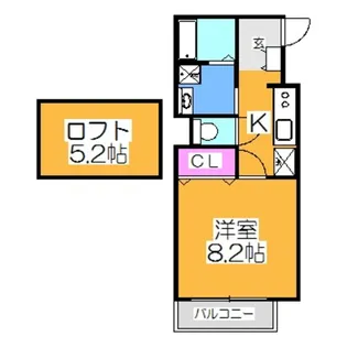 デル・メゾン堺市駅【1階】の間取り