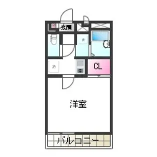 レオパレス石津西【303号室】の間取り