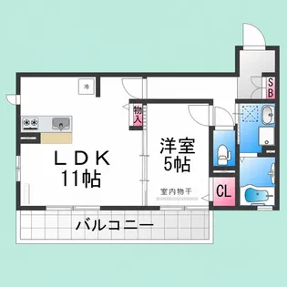 フレア【2階】の間取り