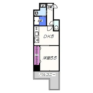 宿院西TKハイツ2号館【2階】の間取り