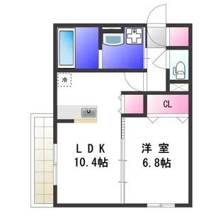 ボヌールコート【3階】の間取り