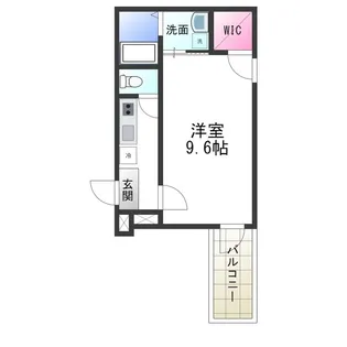 フジパレス鳳駅西Ⅲ番館【2階】の間取り