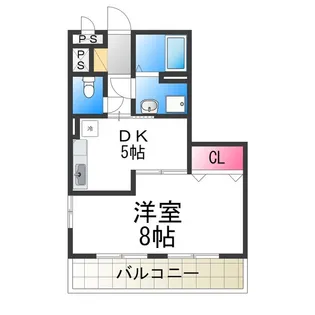 エストゥディオ【1階】の間取り