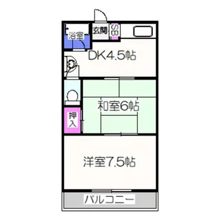 マンション源【B8号室】の間取り