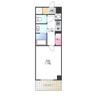 コーポみやび【2階】の間取り