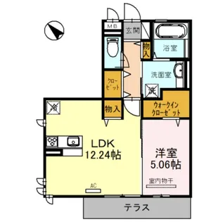La casamia一条通【1階】の間取り