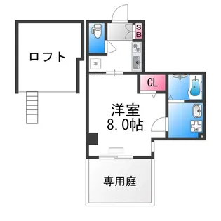 RIHITO堺【1階】の間取り
