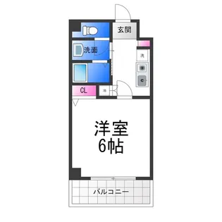 BRILLIANT浅香山【5階】の間取り