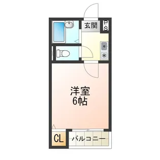 ラピート堺【402号室】の間取り