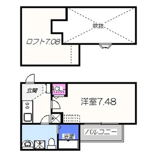 レイニアス【2階】の間取り