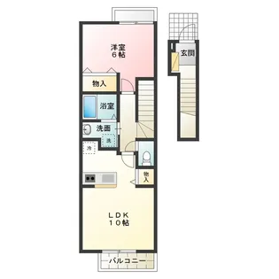 ヴィラ・フィールド蔵前【2階】の間取り