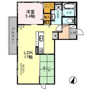 ルナピエーナ A棟【1階】の間取り