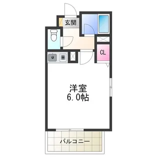 シャルマンフジ堺市弐番館【105号室】の間取り