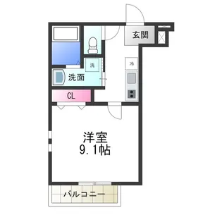 フジパレス堺北長尾ウエスト【3階】の間取り