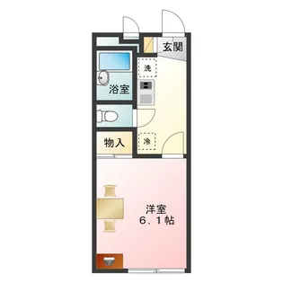 レオパレスソレイユ【2階】の間取り