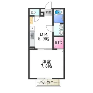 ユートピアもず【2階】の間取り
