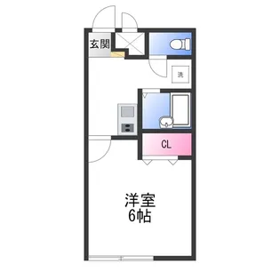 レオパレス安里【101号室】の間取り