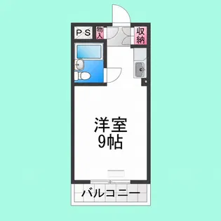 トキヤビル【406号室】の間取り